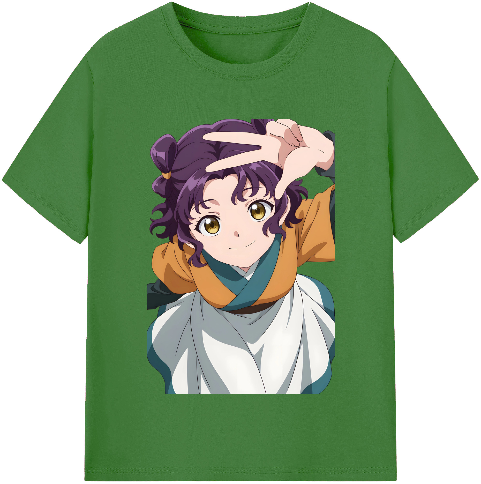 （画像用） 薬屋のひとりごと The Apothecary Diaries レディースカジュアルプリントTシャツ（綿100％）